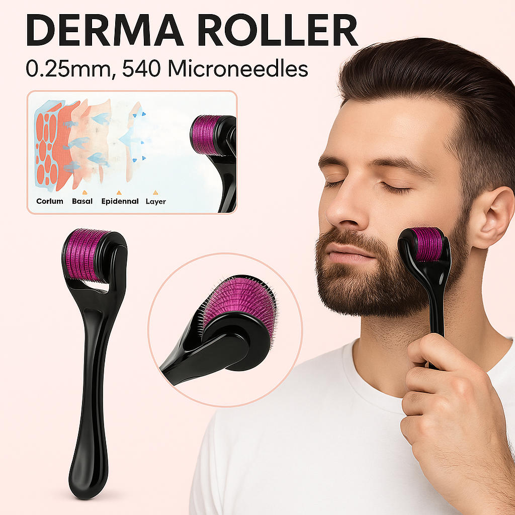 Zenoverge Titanium Microneedle Derma Roller