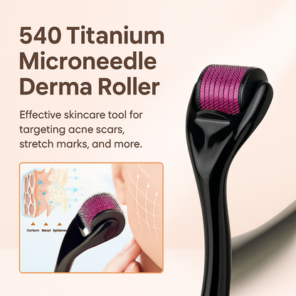 Zenoverge Titanium Microneedle Derma Roller